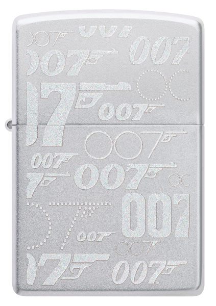 Зажигалка ZIPPO James Bond™ с покрытием Satin Chrome 48735