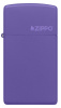 Зажигалка ZIPPO Slim® с покрытием Purple Matte 1637ZL