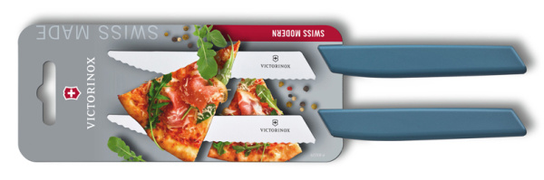 Набор из 2 ножей для стейка и пиццы VICTORINOX Swiss Modern 6.9006.12W2B