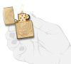 Зажигалка ZIPPO Tiger and Dragon с покрытием High Polish Brass 49024
