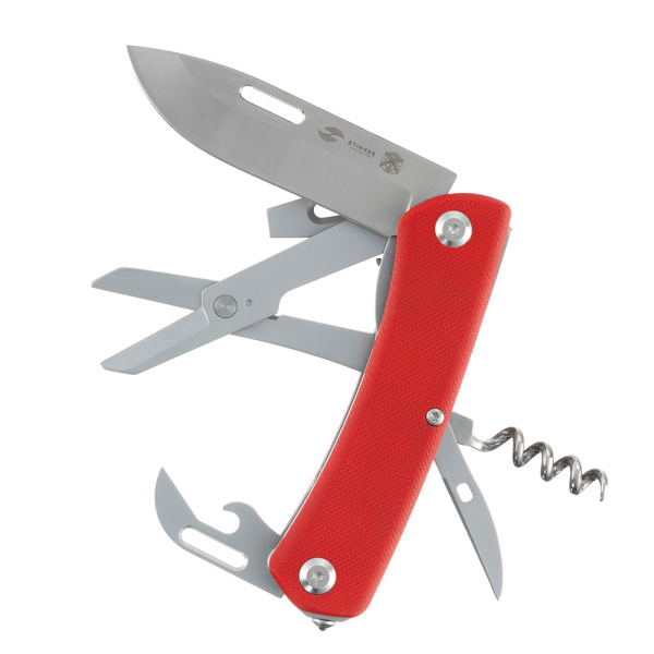 Нож перочинный Stinger FK-6G10-RED