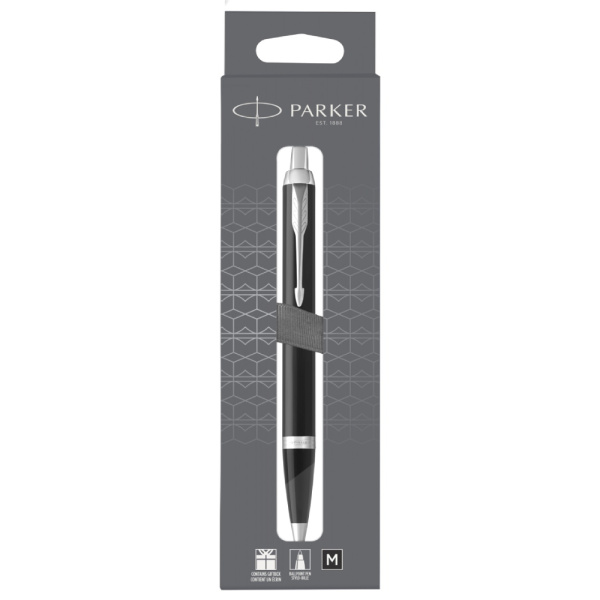 Шариковая ручка Parker IM Core - Matt Black CT, M