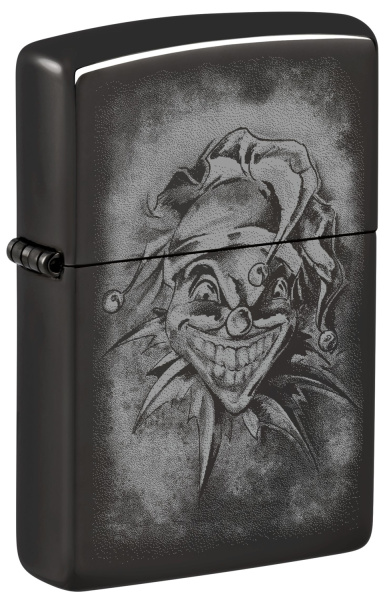 Зажигалка ZIPPO Clown с покрытием High Polish Black 48914