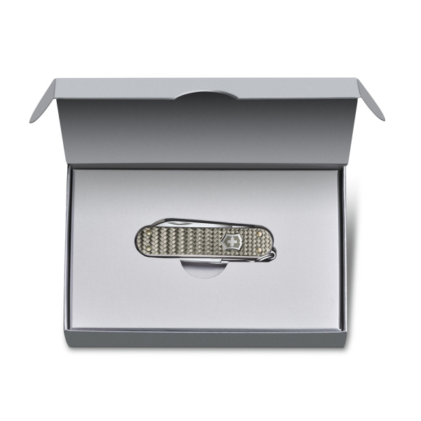 Нож-брелок Classic SD Precious Alox Infinite Grey VICTORINOX