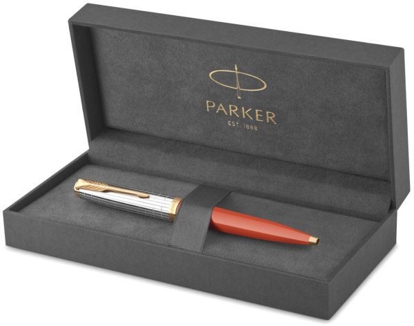 Ручка шариковая Parker "51 Rage Red GT"