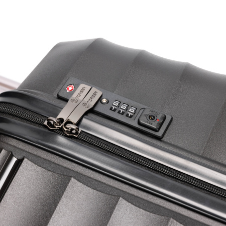 Чемодан TORBER Nevo T2207L-Black