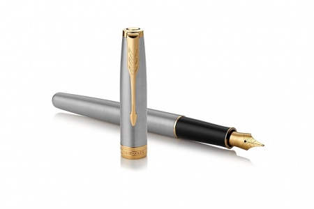 Ручка перьевая Parker "Sonnet Stainless Steel GT"