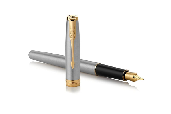Ручка перьевая Parker "Sonnet Stainless Steel GT"
