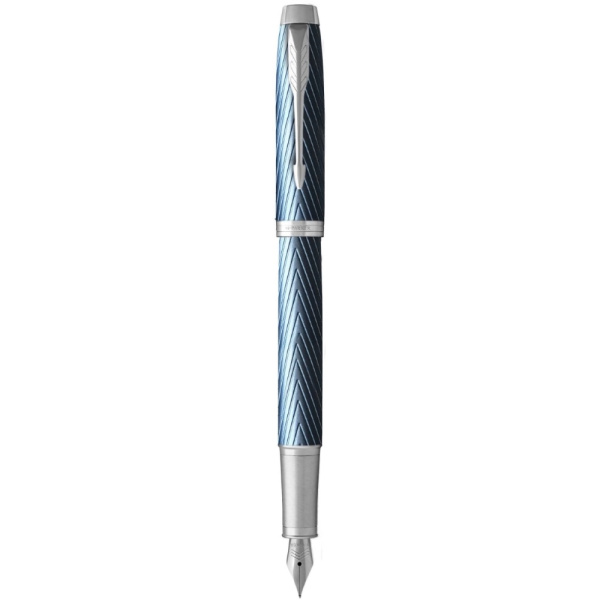 Перьевая ручка Parker IM Premium F318 Blue Grey CT, F