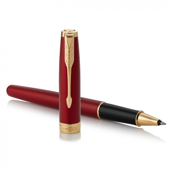 Ручка-роллер Parker Sonnet Core T539 LaqRed GT, F