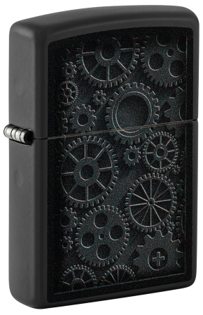 Зажигалка ZIPPO Steampunk с покрытием Black Matte 48999