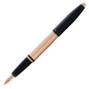 Перьевая ручка Cross Calais Brushed Rose Gold Plate and Black Lacquer AT0116-27FF