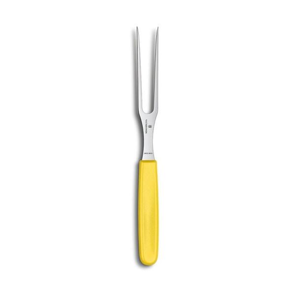 Вилка Victorinox кулинарная, 15 см, желтая