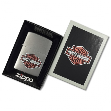 Зажигалка Zippo Harley-Davidson Brushed Chrome
