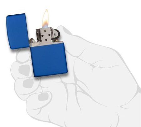 Зажигалка Zippo Classic Royal Blue Matte