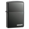 Зажигалка Zippo Black Ice W/Zippo Logo