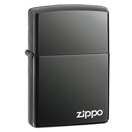 Зажигалка Zippo Black Ice W/Zippo Logo