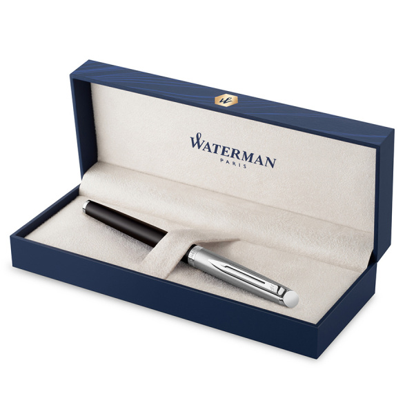 Перьевая ручка Waterman Hemisphere - Matte SS Black CT