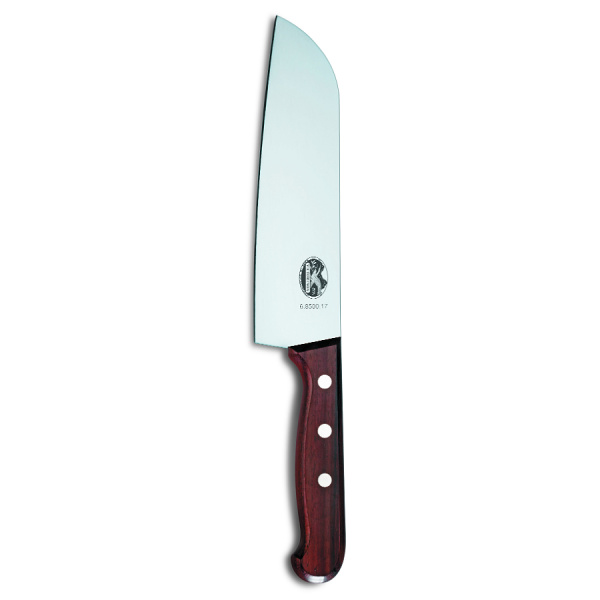 Нож VICTORINOX Santoku, лезвие 17 см, дерево