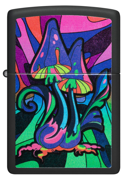 Зажигалка ZIPPO Counter Culture с покрытием Black Light 48386