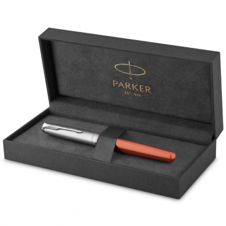Перьевая ручка Parker Sonnet Essentials SB F545 LaqOrange CT, F