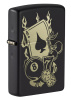 Зажигалка ZIPPO Gambling Design с покрытием Black Matte 49257