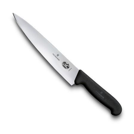 Нож Victorinox разделочный, лезвие 25 см, черный