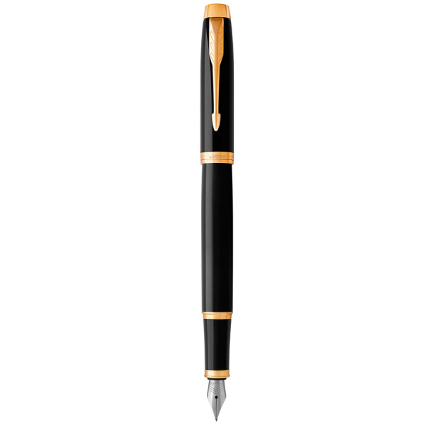 Ручка перьевая Parker IM Core Black Lacquer GT, F