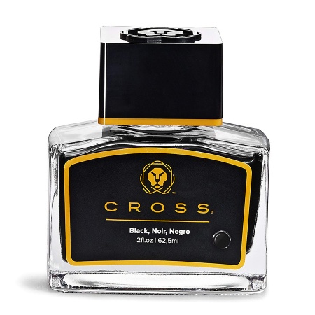 Набор подарочный Cross Bailey - Black Lacquer, перьевая ручка + конвертер + 6 картриджей + чернила
