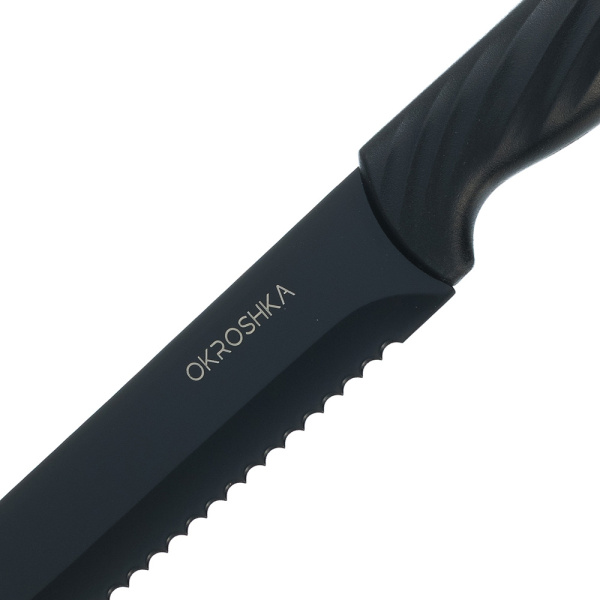 Нож хлебный OKROSHKA КРУТОН OK912P-B-BR