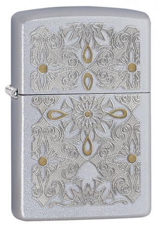 Зажигалка Zippo Satin Chrome