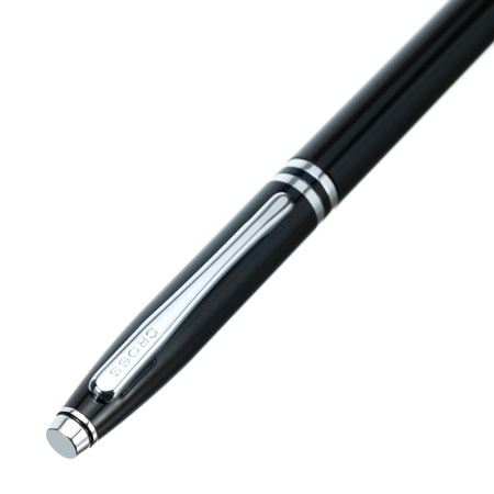 Шариковая ручка CROSS коллекция «АВАТАР	| AVITAR» Black Lacquer. Цвет - черный.