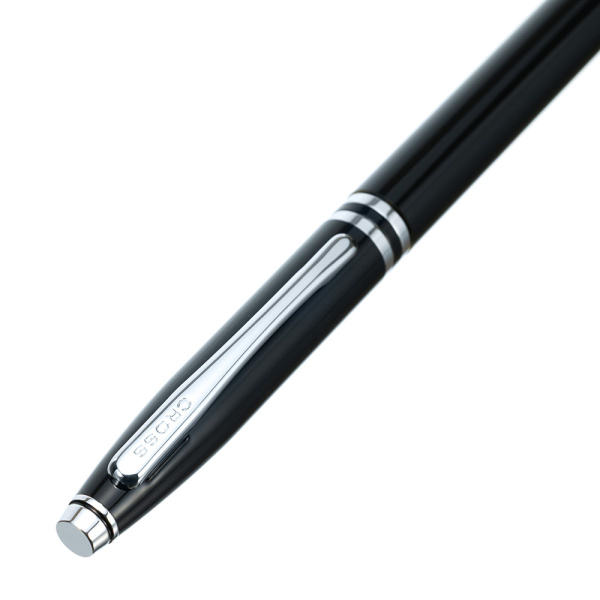 Шариковая ручка Cross Avitar Black Lacquer. Цвет - черный.