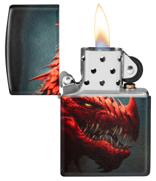 Зажигалка ZIPPO Dragon Design с покрытием 540 Matte 48777