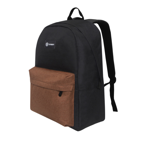 Рюкзак TORBER GRAFFI T8965-BLK-BRW