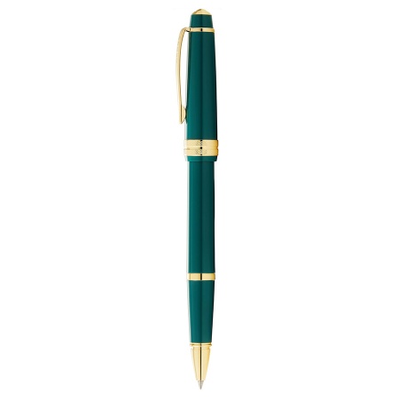 Ручка-роллер Cross Bailey - Light Polished Green Resin and Gold Tone
