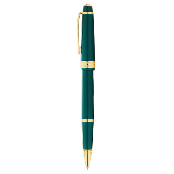 Ручка-роллер Cross Bailey - Light Polished Green Resin and Gold Tone