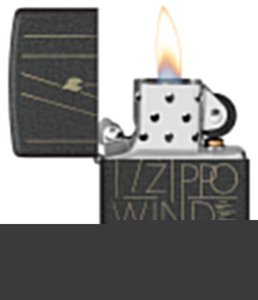 Зажигалка ZIPPO Line Art с покрытием Black Crackle™ 46172