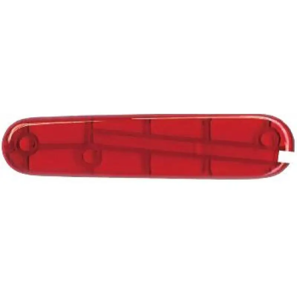 Задняя накладка для ножей VICTORINOX 84 мм, пластиковая, полупрозрачная красная