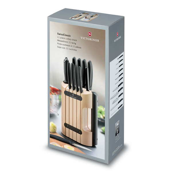 Набор Victorinox кухонный, 11 предметов, в подставке
