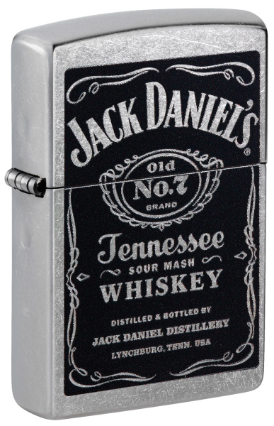 Зажигалка ZIPPO Jack Daniels® с покрытием Street Chrome 24779