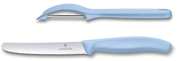 Набор из 2 ножей VICTORINOX Swiss Classic: нож для овощей и столовый нож 11 см 6.7116.21L22