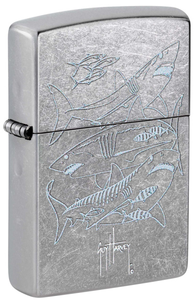 Зажигалка ZIPPO Guy Harvey с покрытием Street Chrome 48595