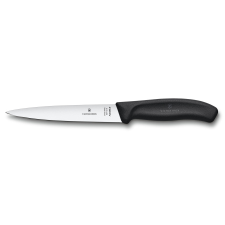 Нож филейный VICTORINOX SwissClassic с гибким прямым лезвием 16 см 6.8713.16B