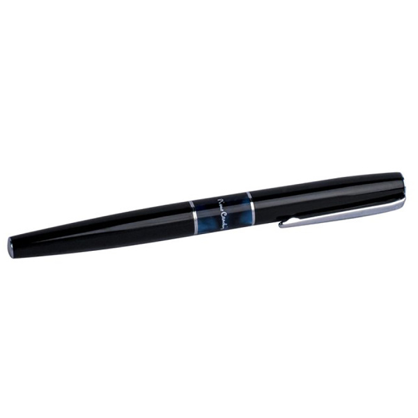 Набор подарочный Pierre Cardin Libra - Black, перьевая ручка + флакон чернил