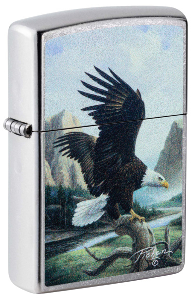 Зажигалка ZIPPO Linda Picken с покрытием Street Chrome 49822