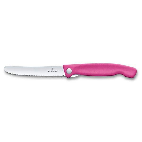 Нож складной для овощей Swiss Classic 11 см VICTORINOX Розовый