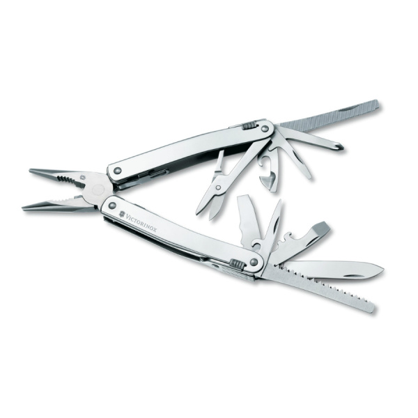 Мультитул VICTORINOX SwissTool Spirit X в кожаном чехле