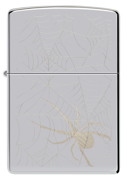 Зажигалка ZIPPO Spider Design с покрытием High Polish Chrome 48767