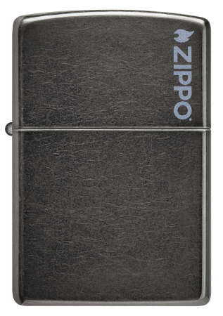 Зажигалка ZIPPO Logo с покрытием Gray Dusk 28378ZL